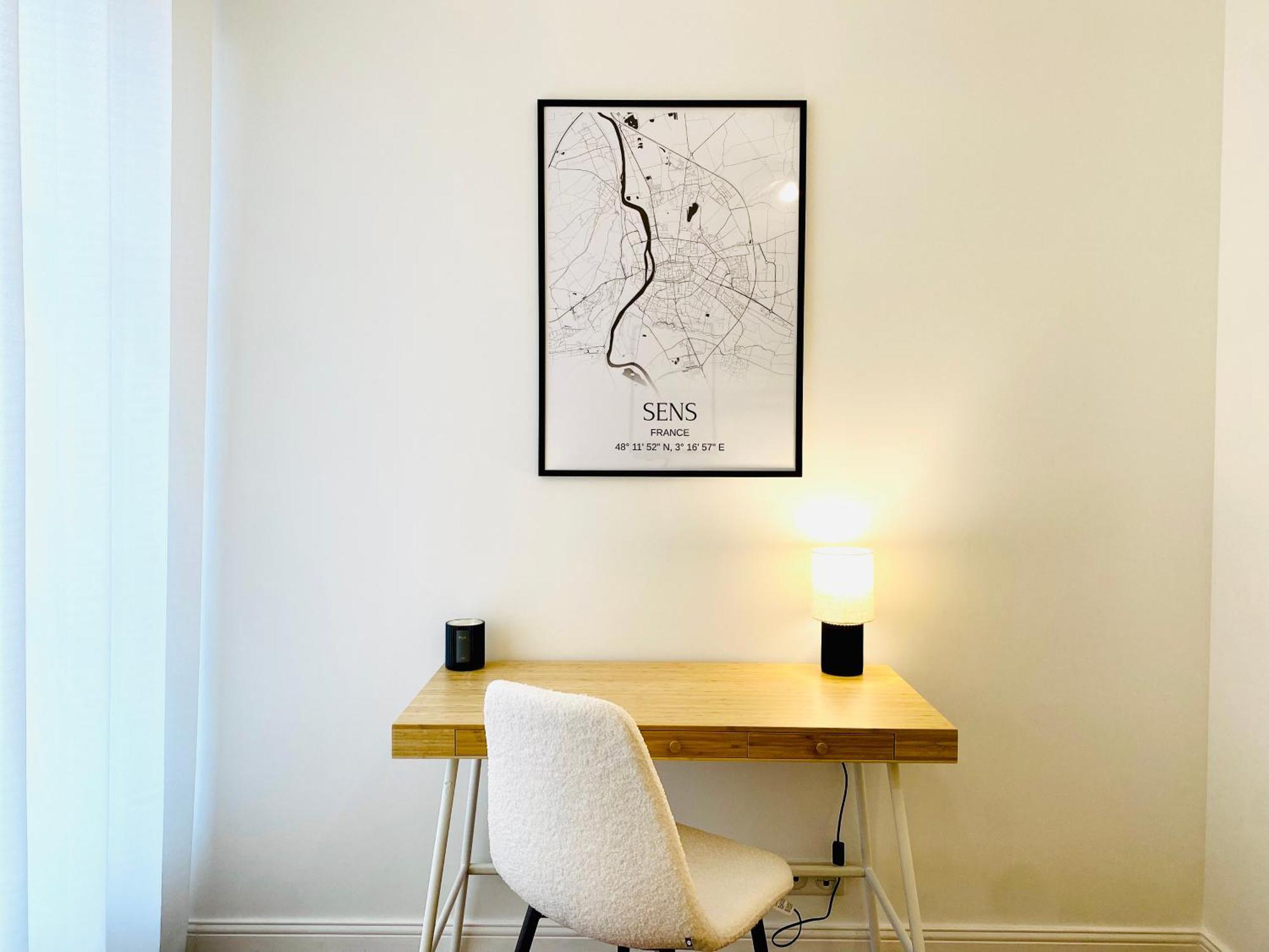 Le Subtil - Best Keys - Elegance & Confort - 2 Chambres Separees - Lit Queen Size - Smart Tv Netflix - Entre Gare & Centre Ville - A 1H De Paris - Wifi Fibre - Check-In Autonome Sens Εξωτερικό φωτογραφία